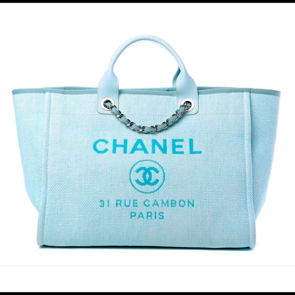 ‼️In search of 🔎‼️Chanel Deauville Turquoise - Picture 1 of 1